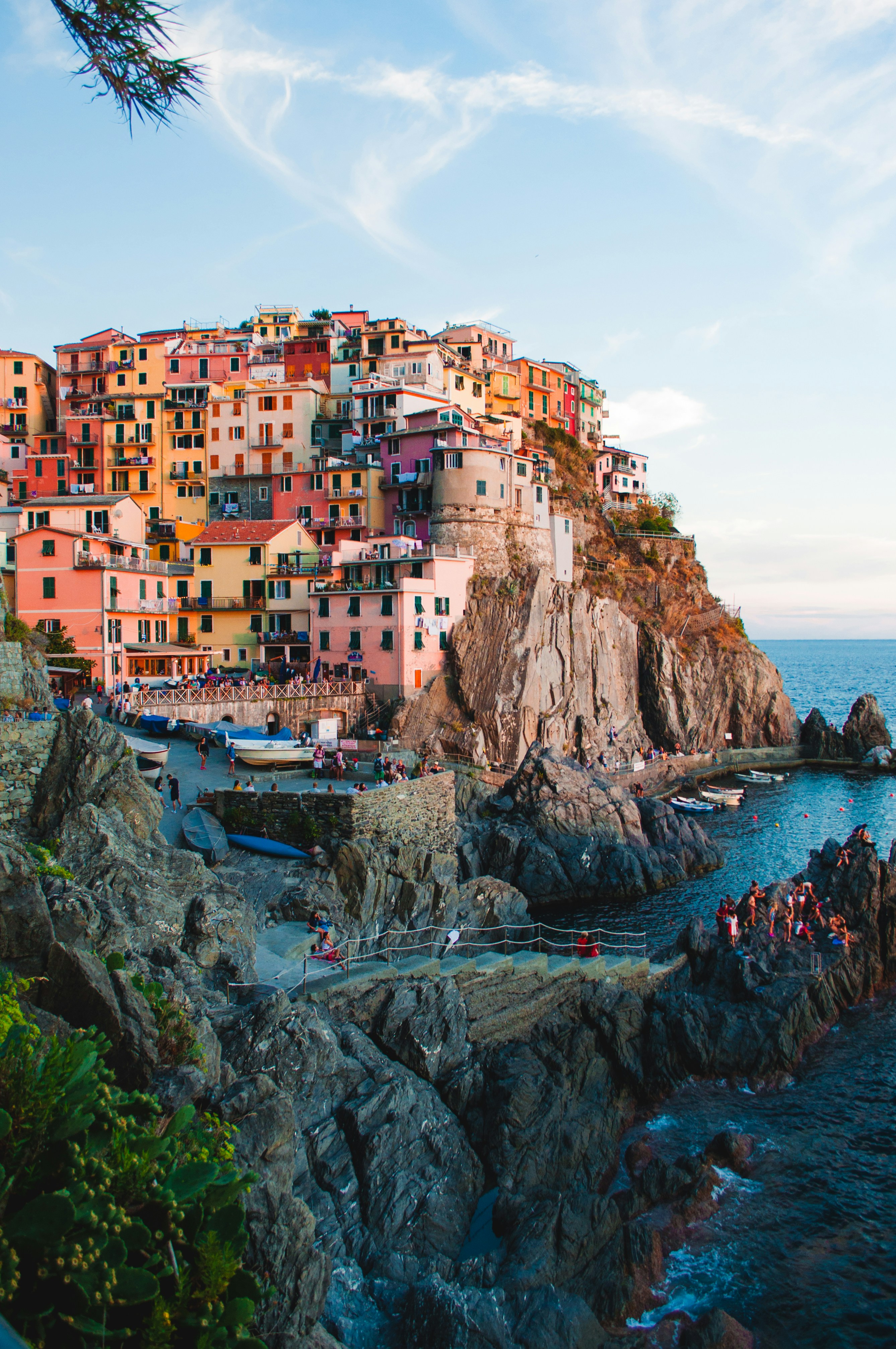 Vila colorida à beira-mar, Cinque Terre